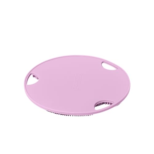 Boie USA Flat Body Scrubber - Hygienic, Exfoliating Loofah Alternative - Feels Like Silicone Scrubber Gentle on Sensitive Skin, Hypoallergenic, BPA- & Latex-Free, Made in The USA (Thistle)
