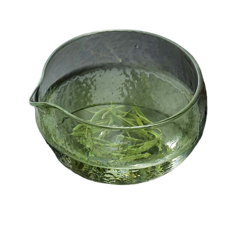 Heat-Resistant Glass Tea Brewing Bowl & Spoon Set - Modern Tea Maker