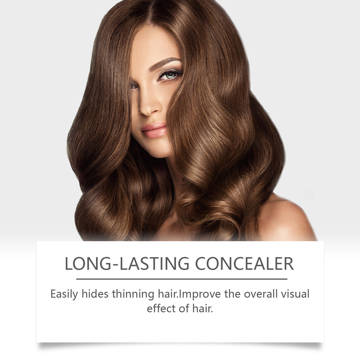 Brown Hairline Powder Gentle Filling Hair Care Disposable Fluffy