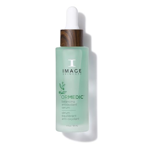 IMAGE Skincare, ORMEDIC Balancing Antioxidant Serum, Hydrates & Soothes Skin with Organic Aloe Vera, Vitamin C, & Botanical Extracts, 1 fl oz