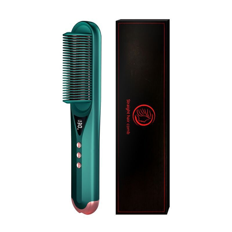 Dual-Use Hair Curler and Straightener - Electric Anion Curling Iron & Flat Iron