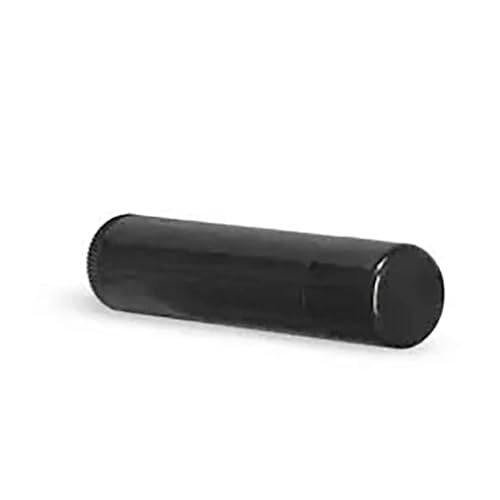 72 Black Plastic Empty Lip Balm Tubes with Black Friction Fit Caps by SKS Bottle & Packaging, 0.5 oz tubes - Bulk Black Lip Balm Containers for DIY Lip Care, Lip Balm Making, and Lip Balm Crafting