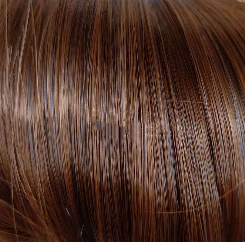 Short Straight Hair Wig with Bangs - Dye-Resistant Synthetic Hair Hood