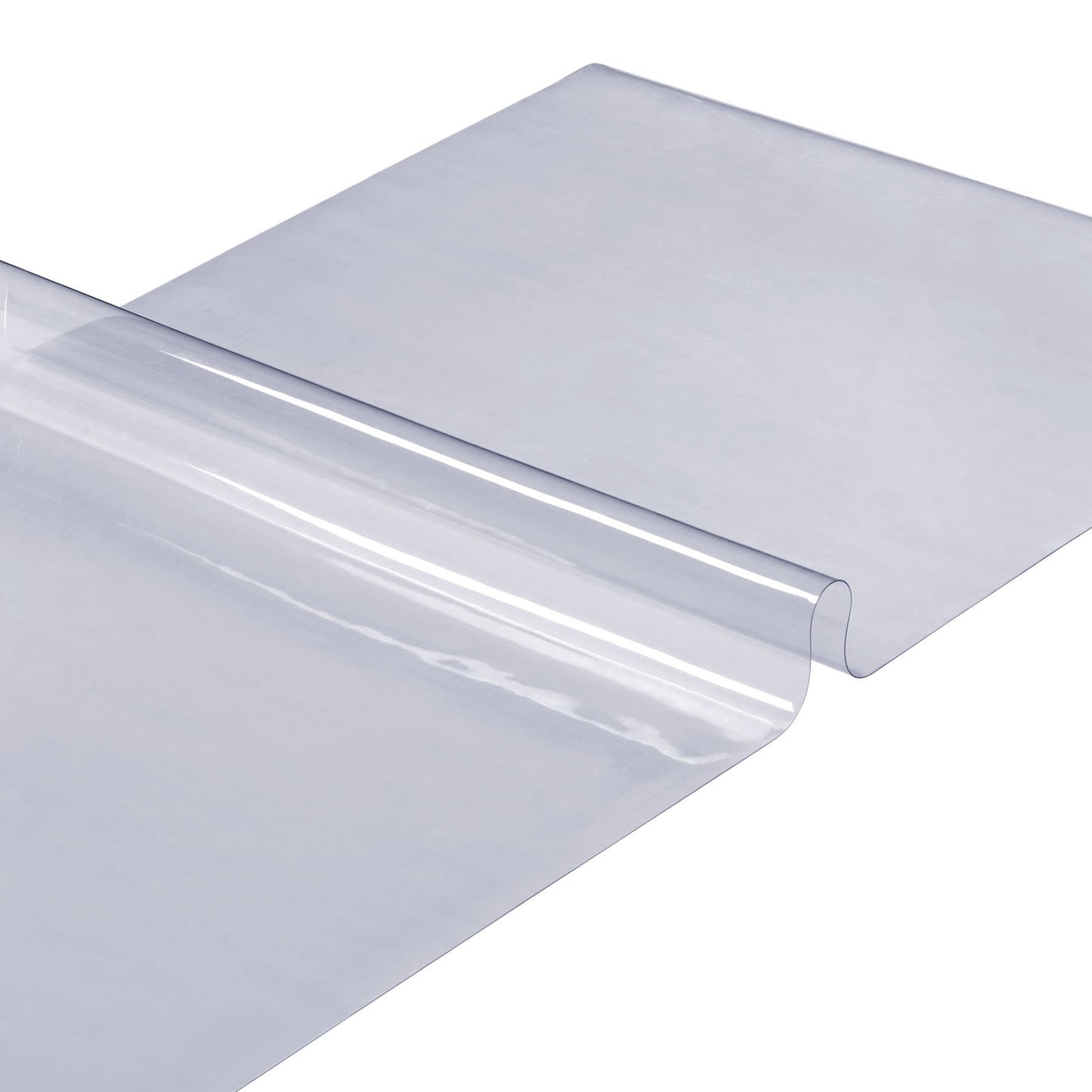 Clear PVC Table Cover Protector - 1.5mm Thick, 18x36 Inch