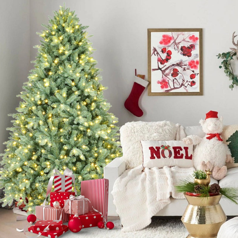 Artificial Christmas Tree - PE/PVC Mixed with Warm White LED Lights