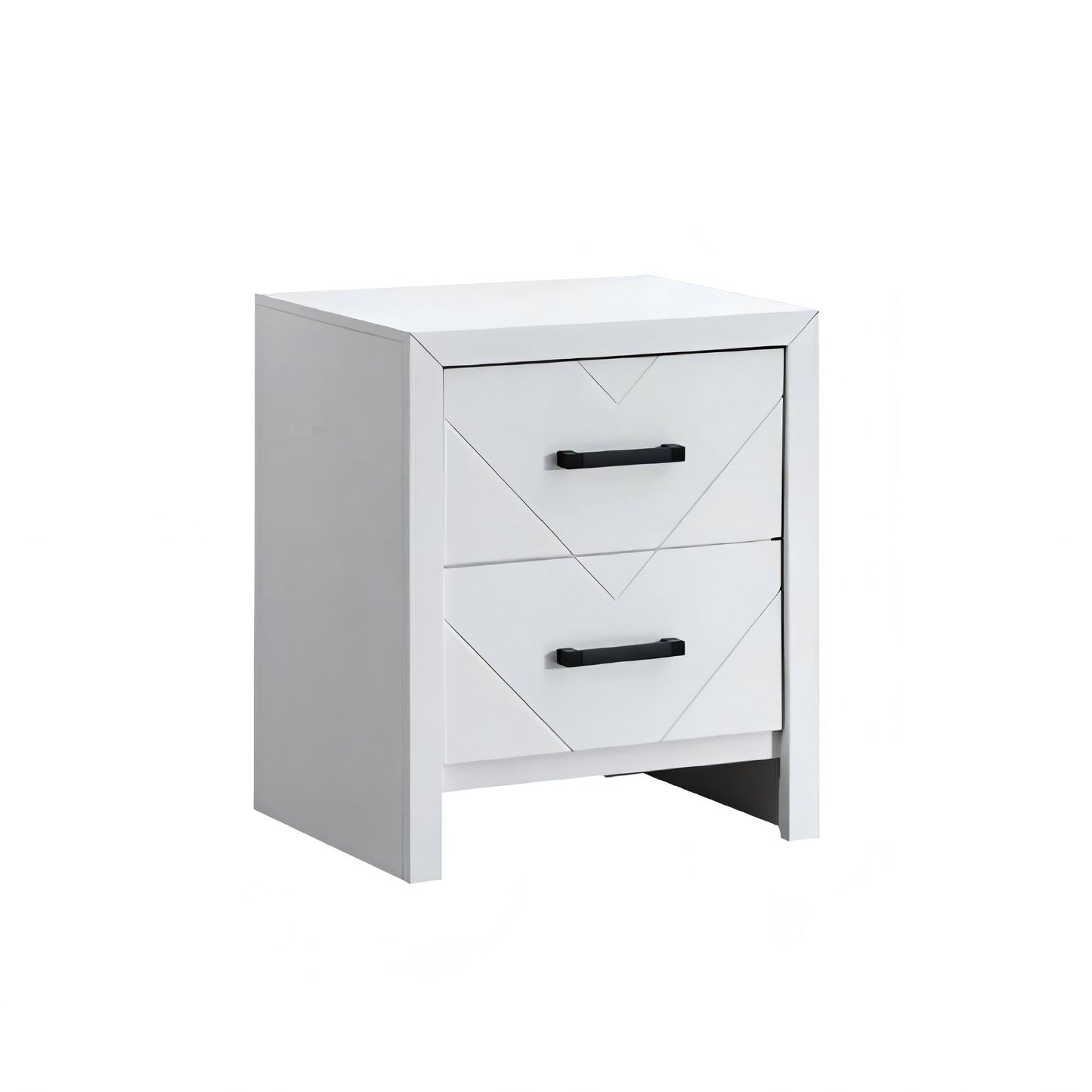 Morris G0093-N 2 Drawer Nightstand White