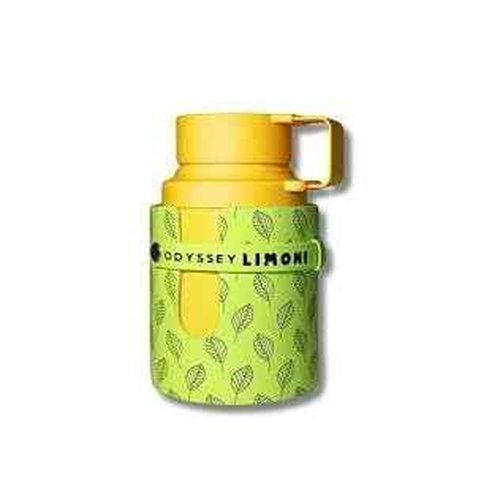 Odyssey Limoni Fresh Unisex Eau De Parfum Spray, Yellow and Green Design