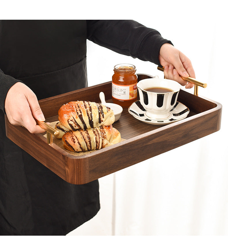 Wooden Rectangular Serving Tray for Home & Kitchen - Large, Medium & Small Sizes