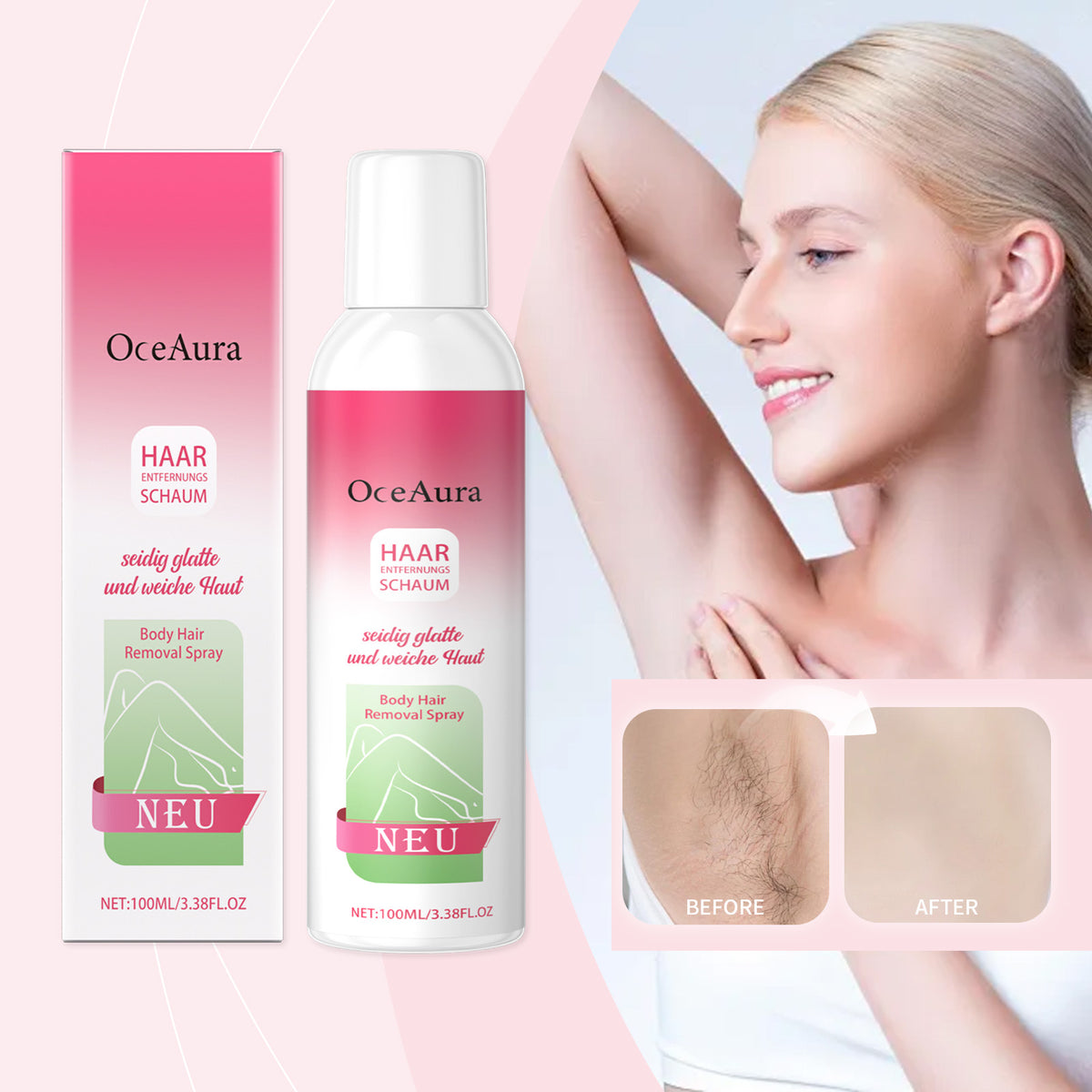 Body Hair Removal Spray 100ml