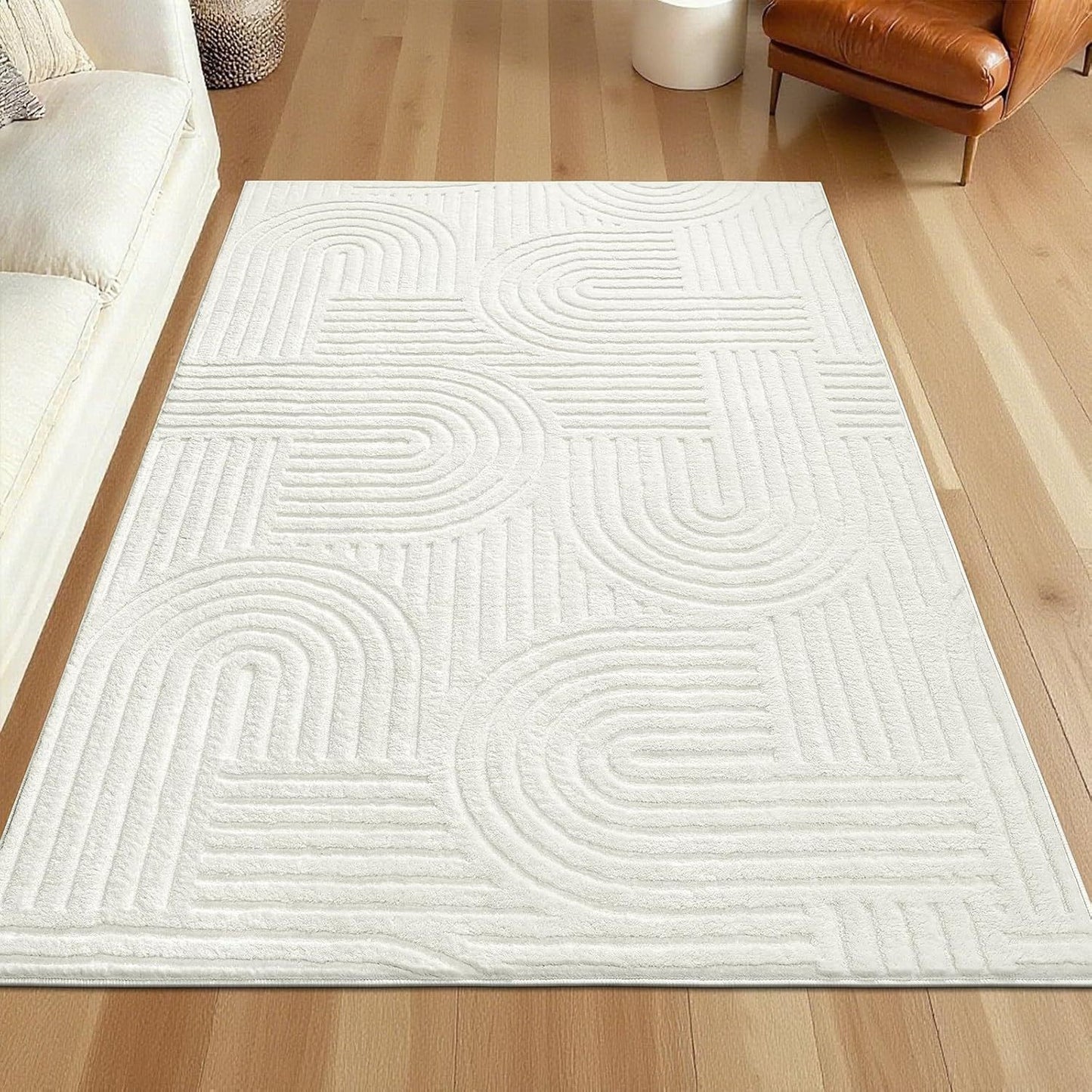 Minimalist Cashmere-Feel Home Rug - Modern European Style Carpet
