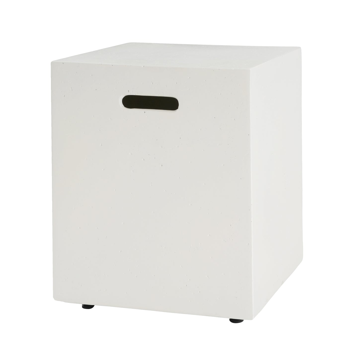 16x20 Inch MGO Tank Holder Side Table, White