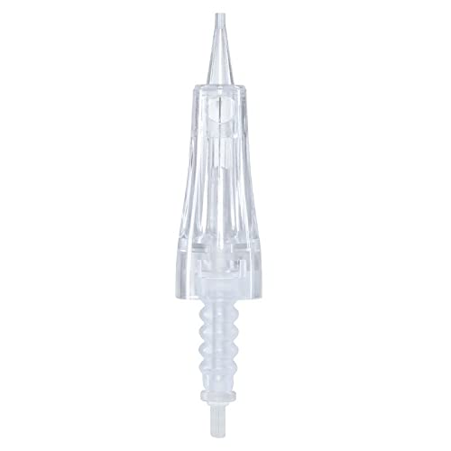 10 PCS 3RL M Permanent Make Up Needle Cartridge With Safety Membrane for Cordless Tattoo Machine Ombre Powder Brow By Mellie Microblading Shading Eyeliner Lip Tattoo (3P/RL With Membrane)