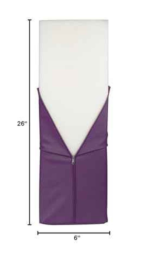 Master Massage 6" Half Round Bolster - Purple (Pack of 2)