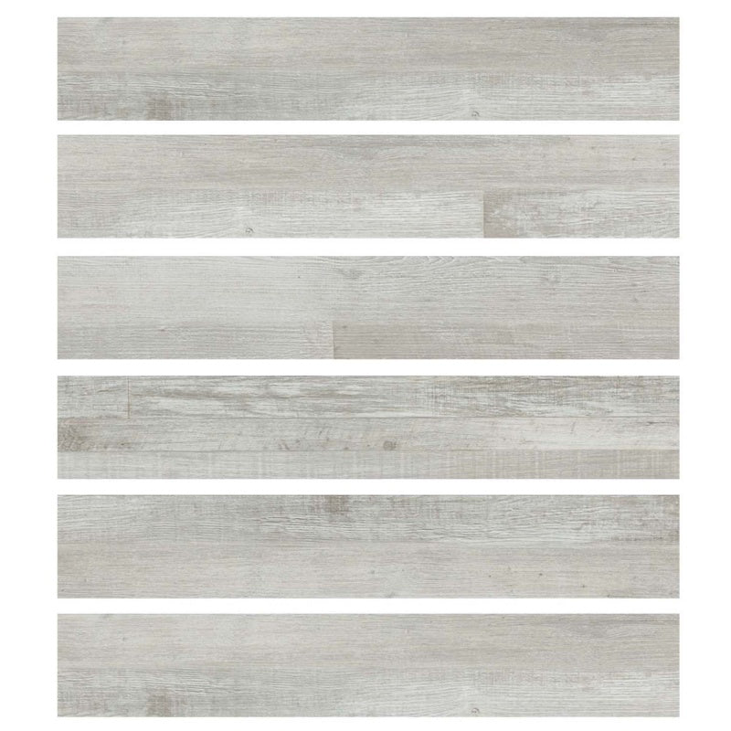 Waterproof Vinyl Peel and Stick Flooring Tiles - Light Gray - 36 PCS
