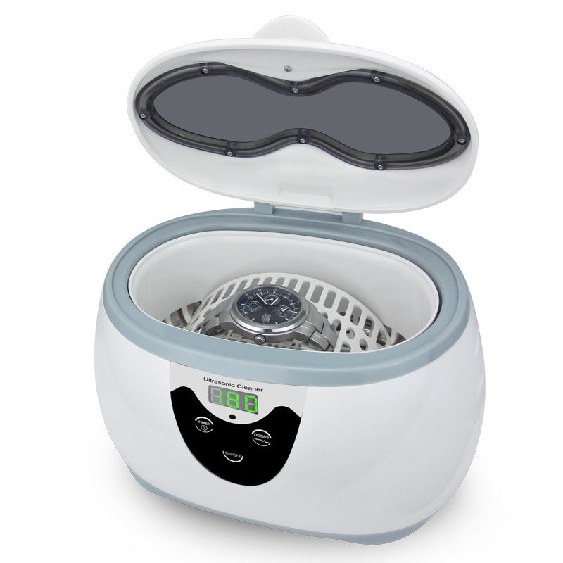 Ultrasonic Jewelry & Household Cleaner 600ml Small Stainless Steel Machine