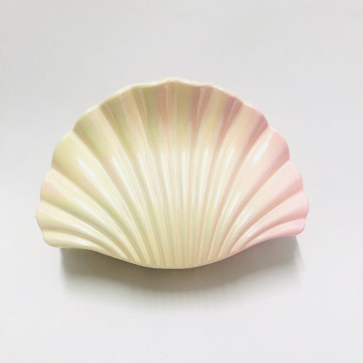 Iridescent Shell Hair Clip - Vibrant Ocean Design for Women