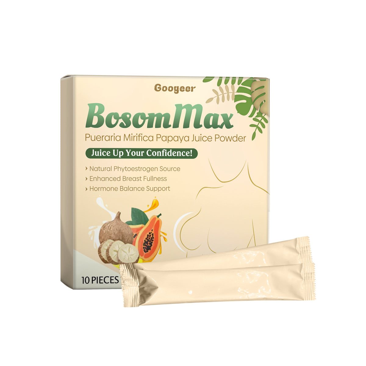 Papaya Juice Powder Body Treatment - 10 Packs