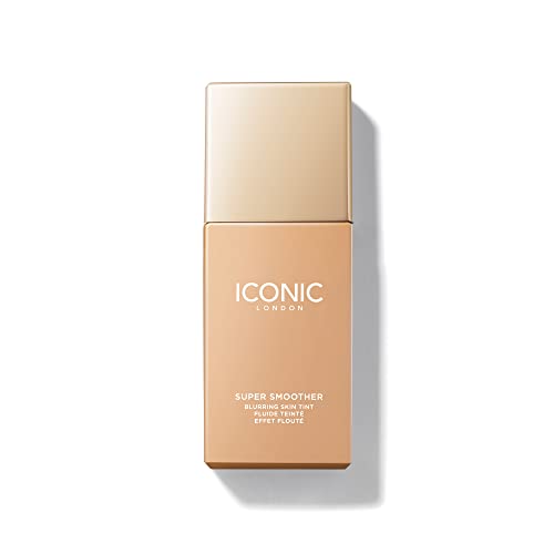 ICONIC LONDON Super Smoother Blurring Skin Tint | Light to Medium Coverage, Hydrating, Ultra-Lightweight Tinted Moisturizer, Cruelty-Free, Vegan Makeup