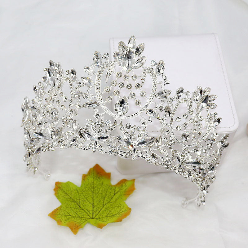 Vintage Plum Blossom Bridal Headdress with Rhinestones