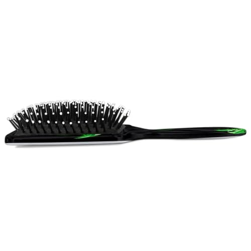 Green Dragon Hair Brush for Kids Girls Boys, Wet Dry Detangling Hair Brush Soft Bristle Hair Brushes Paddle Hairbrush for All Hair Types Women Men