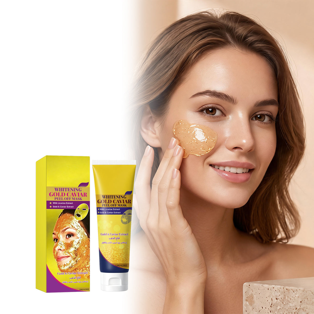 Gold Caviar Nourishing Mask Natural Radiance Fine Texture Minimized