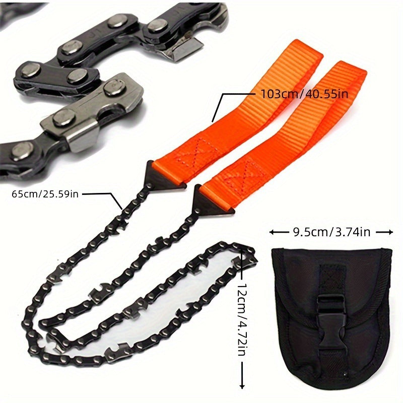 Outdoor Chain Saw Wire Saw with Storage Bag - Handheld Cutting Tool