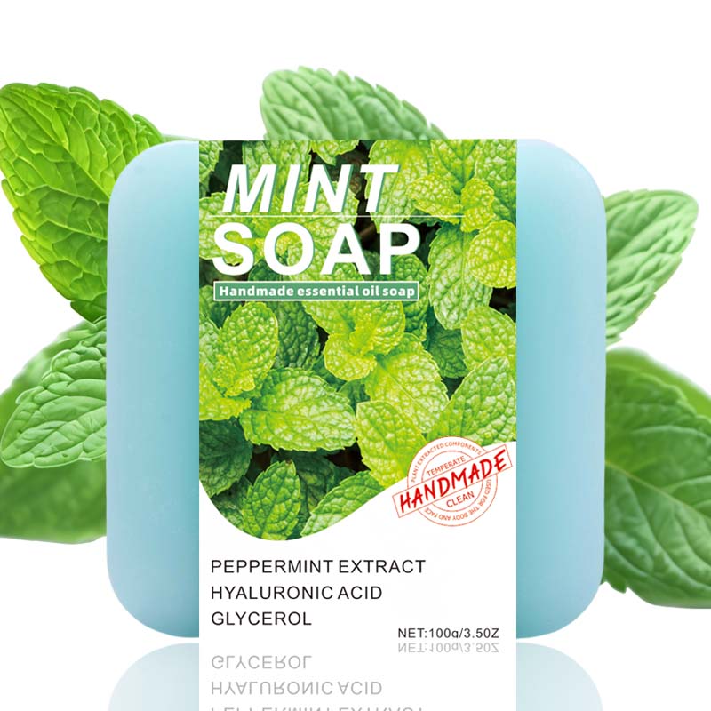 Peppermint Essential Oil Soap Bar 100g