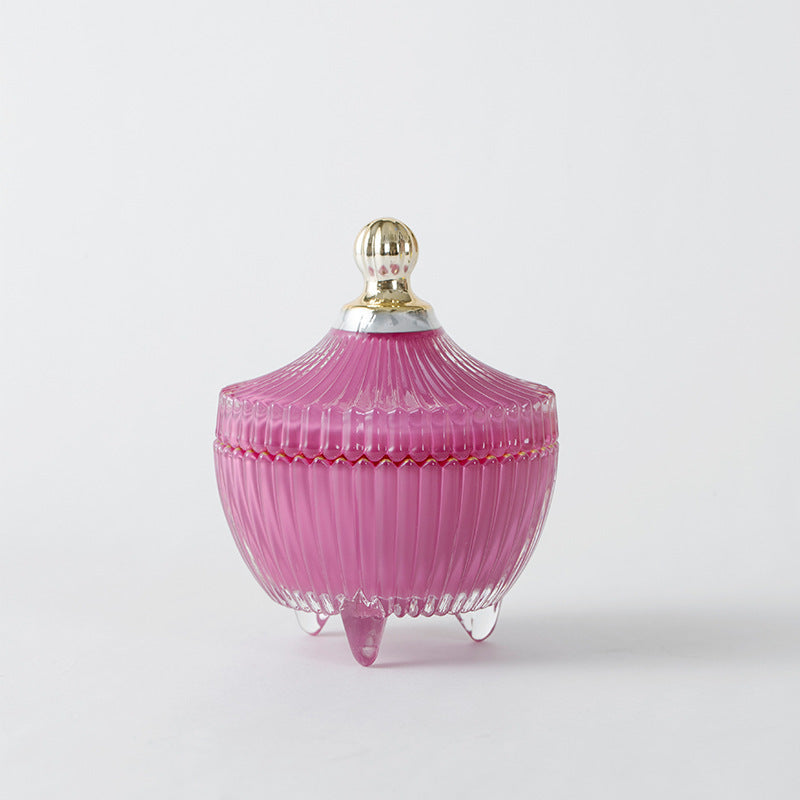 Crystal Paraffin Candle - Aromatic Home Fragrance, Multiple Colors