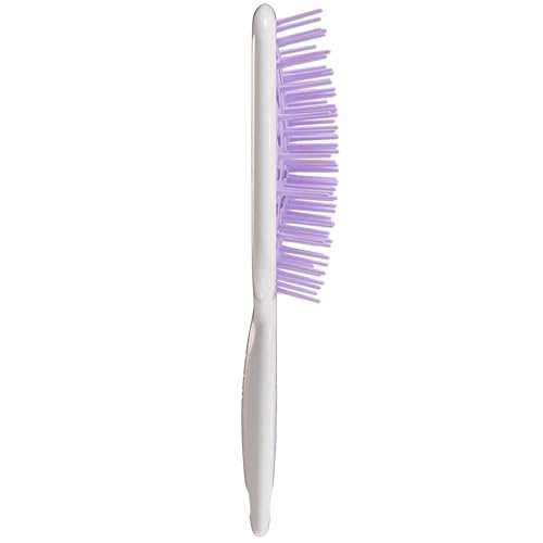 FHI Heat UNbrush Plus ? Curly Hair Brush for Gentle & Effective Detangling on Wet or Dry Fragile Hair Types ? Detangler Brush w/ 84 UltraFlex Bristles, Ultra-light, Vented, Anti Static Hairbrush