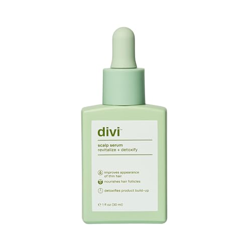 Divi Scalp Serum for Thinning Hair Clinically Tested, Non-Greasy Formula with Amino Acids, Caffeine & Rosemary Oil Promotes Healthy Scalp & Fuller-Looking Hair, Reduces Oil & Product Buildup