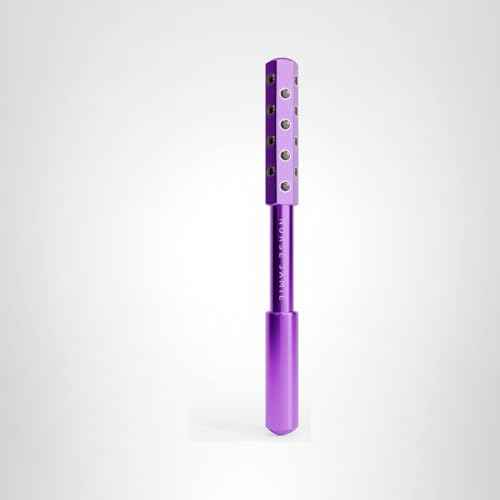 Nurse Jamie Uplift Facial Massaging Beauty Roller – Purple - Facial Massager with 24 Stones for Sculpting, Firming & Reducing Puffiness