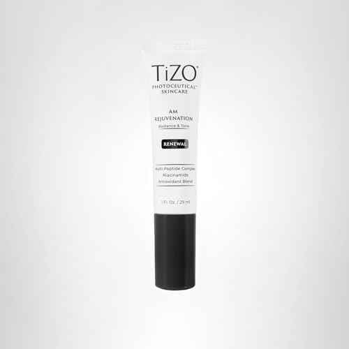 TiZO Photoceutical AM Rejuvenation | Repair with Peptides | Niacinamide | Powerful Antioxidants (Vitamins C & E) - 1 fluid Ounce (Pack of 1)