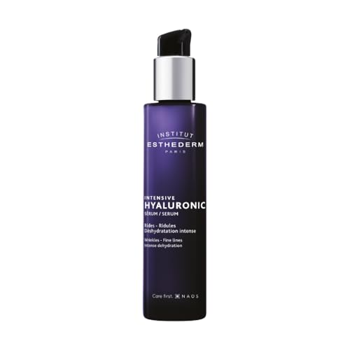 Institut Esthederm Intensive Hyaluronic Serum, Aging Facial Serum for Wrinkles, Fine Lines and Dehydrated Skin 1 Fl Oz