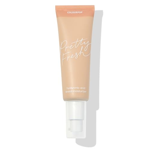 ColourPop Pretty Fresh Tinted Moisturizer - Hydrating Skin Tint with Lightweight Coverage - Formulated with Hyaluronic Acid & Coconut Water for Healthy-Looking Skin - Fair 4N (1.45 oz)