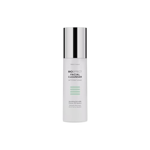 Bioeffect Facial Cleanser, Gel-to-Milk Face Wash & Gentle Makeup Remover with Moisturizing Squalane