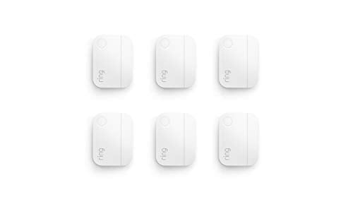 Ring Alarm Contact Sensor 6-Pack - 2nd Gen | Monitor 6 Doors or Windows | Instant Alerts | Approximately 3-Year Battery Life | Slim Design | Easy Installation | Base Station Required