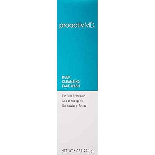 Proactiv MD Exfoliating Face Wash, Gentle and Hydrating Facial Cleanser and Acne Treatment for Sensitive Skin, 6 Oz Clear Unscented