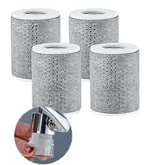 CECEFIN Carbon-Fiber Faucet Extender Aerator-Water-Filter - 4pcs 1um Micro-Porous Chlorine Purifier, High Density Sediment Filtration, 1"(D)*1.47"(H) Filtered Cartridge for CECEFIN Swivel Aerator