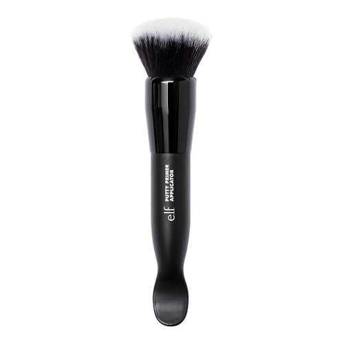 e.l.f. Putty Primer Brush & Applicator, Dual-Ended Makeup Tool For Applying e.l.f. Putty Products, Made With Synthetic Bristles, Vegan & Cruelty-Free