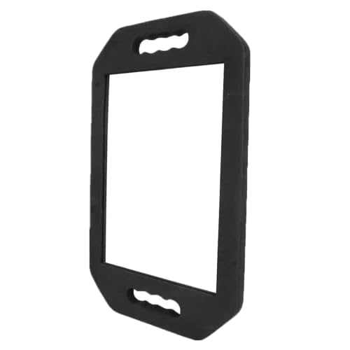 HREW Handle Mirror Large Rectangular Hand Held Mirror with Double Handle - Lightweight Hair Salon Equipment Hairstylist and Barber Accessories (1Pcs Rectangle)
