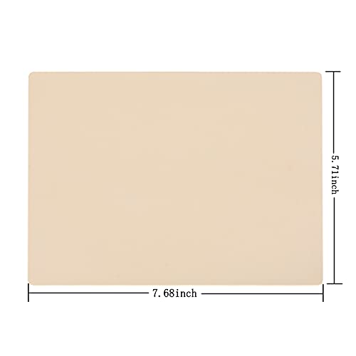 Blank Tattoo Practice Skin,20pcs 8x6" Tattoo Skin Practice Double SidesFake Skin Tattooing and Microblading Eyebrow Practice Skin for Tattoo Supplies,Beginners and Experienced Artists