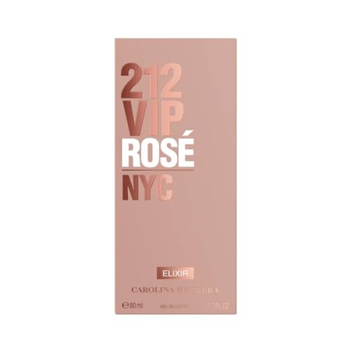 Carolina Herrera 212 VIP Rose Elixir Eau De Parfum Spray for Women, 2.7 Ounce