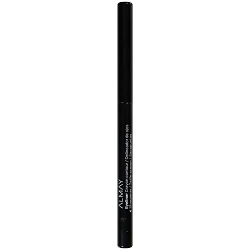 Almay All-Day Eyeliner Pencil, Hypoallergenic, Cruelty-Free, Smudge-Proof, Ophthalmologist Tested, Long Wearing and Water Resistant, 205 Black, 0.01 oz