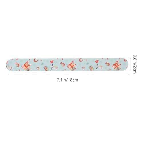 Nail Files: Double Sided Manicure Nail Files 24Pcs Christmas Nail Files Colorful Nail Buffers Toenails Polisher Tools for Manicure Women Girls-Random Style