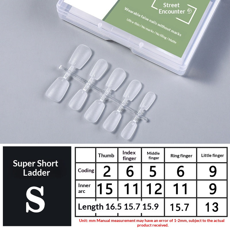 Handmade Long Wear Nail Tips Set - Various Styles & Sizes for Women
