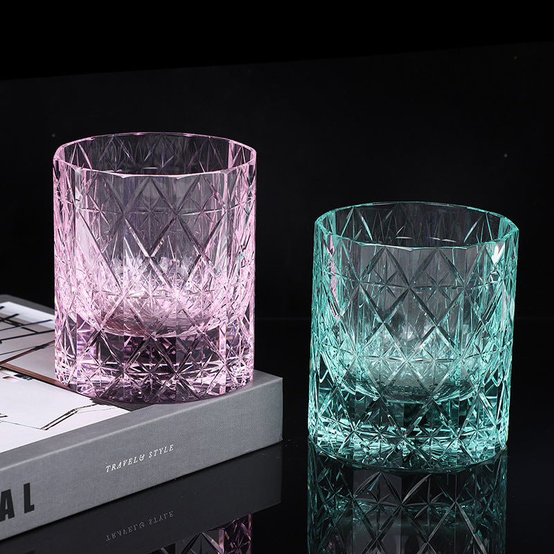 Lead-Free Crystal Whiskey Shot Glasses - 1-100ML Drinkware for Home Bar