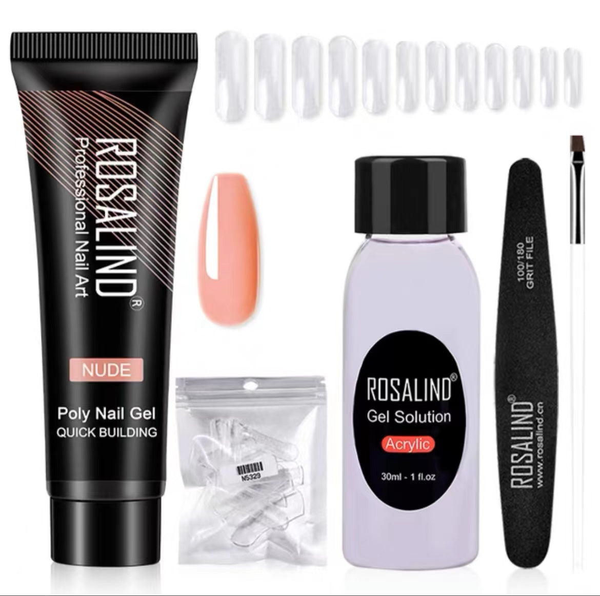 Poly Nail Gel Extension Kit for Manicure