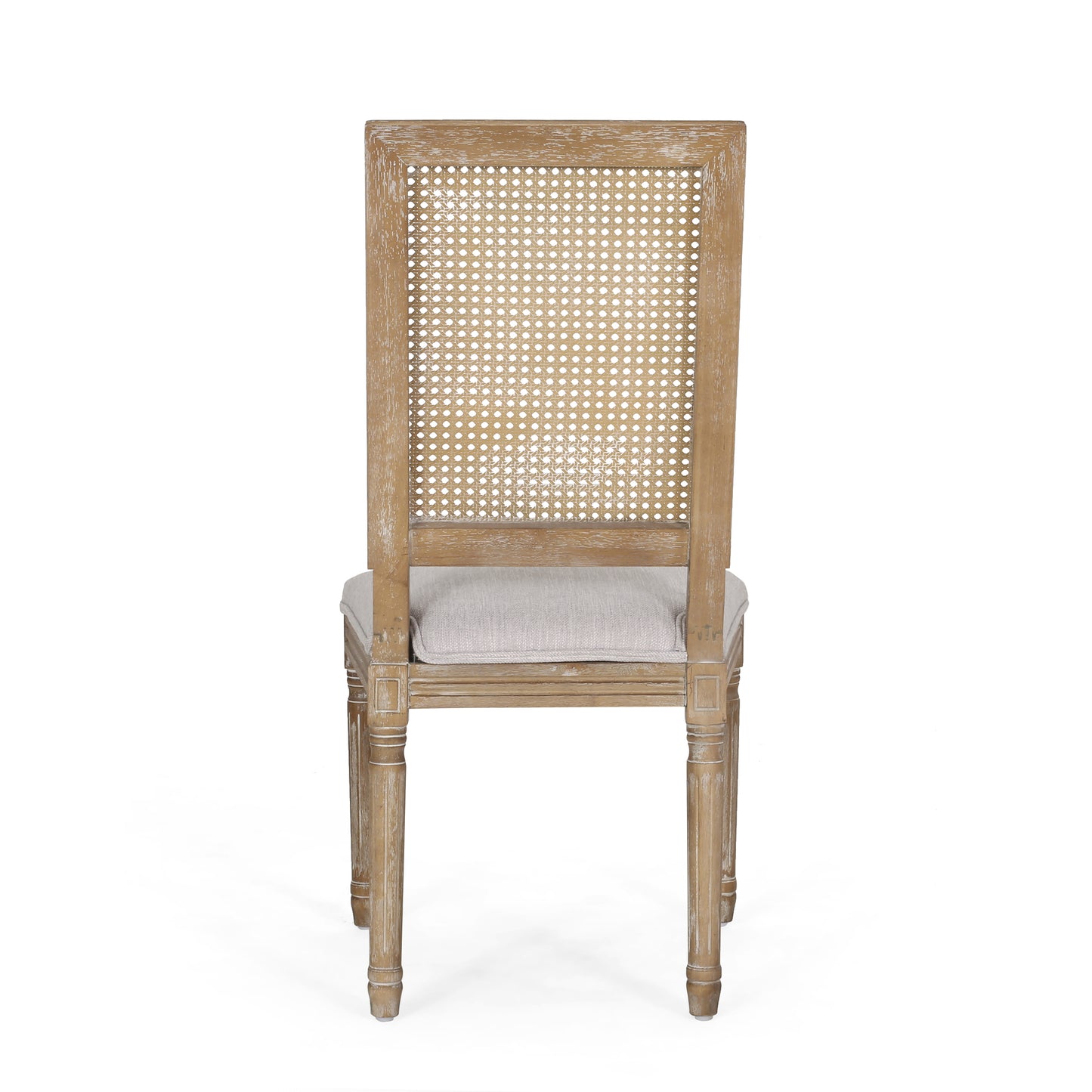 Light Grey Dining Chair Set of 2 - French Country Style