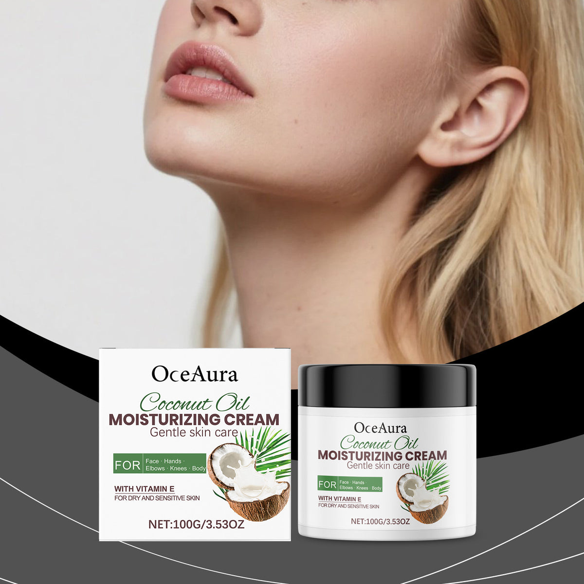 Coconut Moisturizing Lotion 100g - Hydrating Skin Care for Face & Body