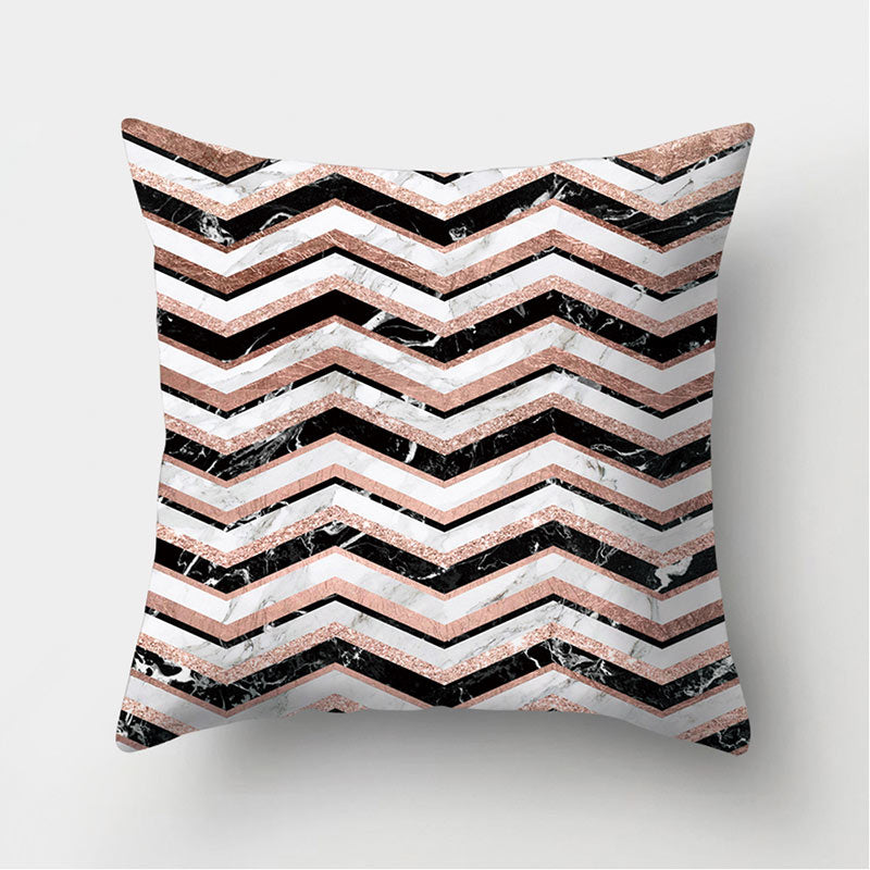 Velvet Leather Cushion Cover Sofa Pillowcase Modern Home Decor 45x45cm